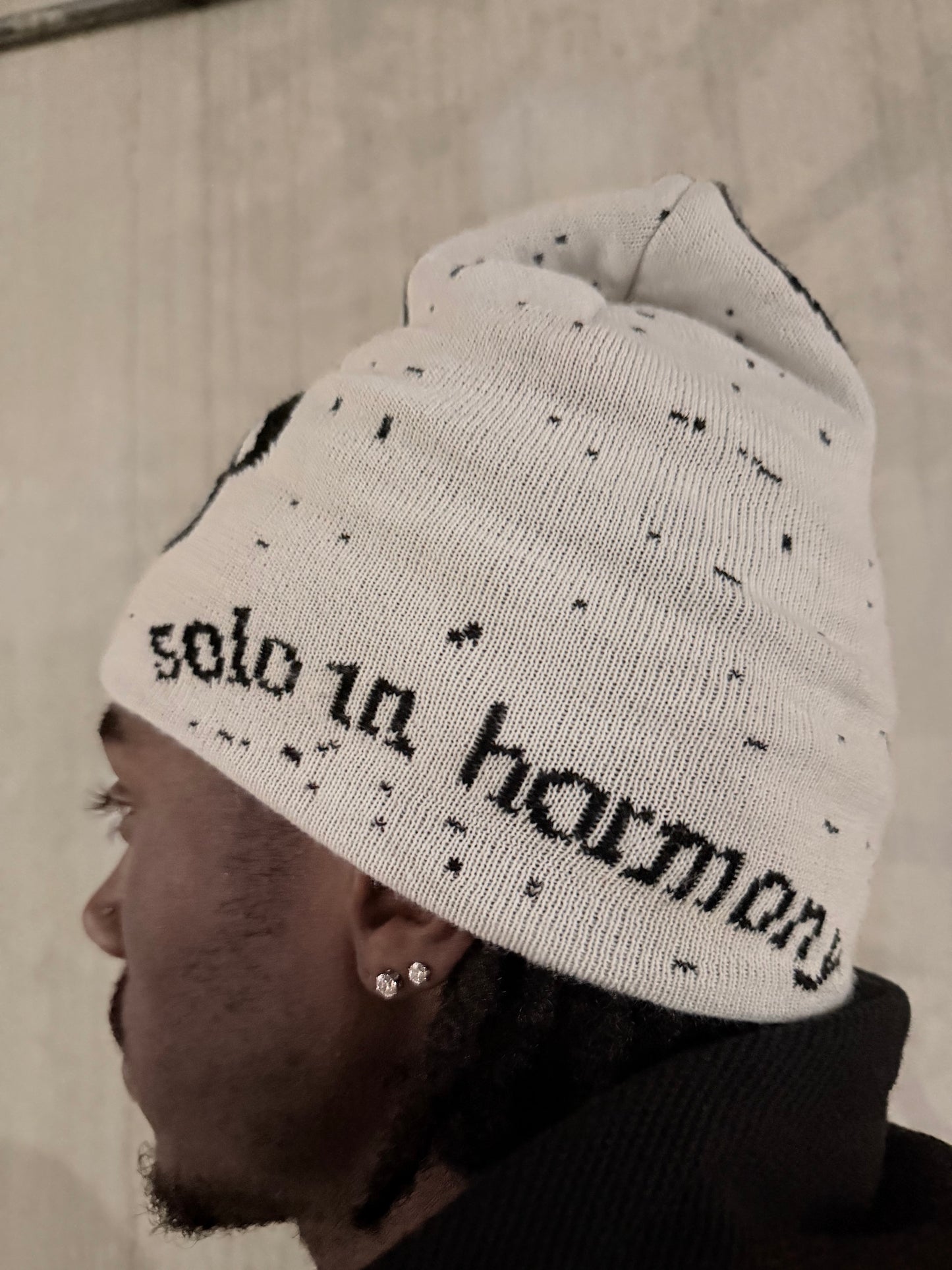 "world of music" beanie