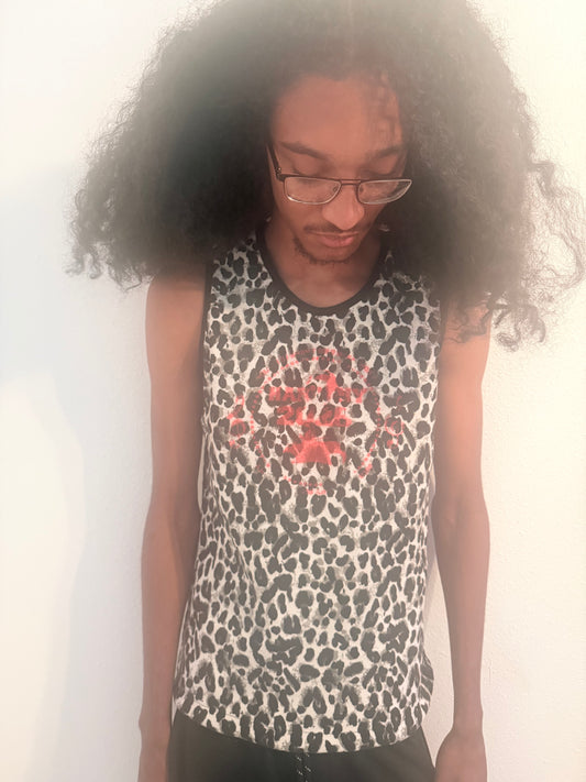 leopard + camo tanktop (reversible)