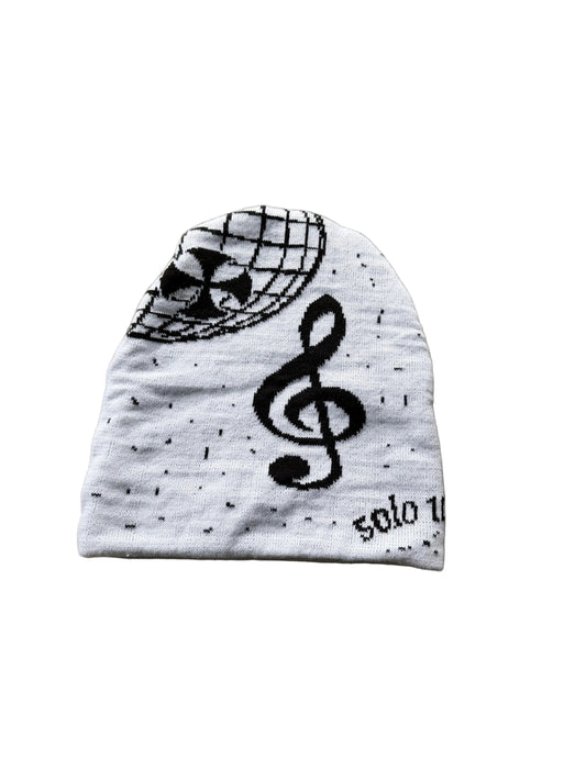 "world of music" beanie