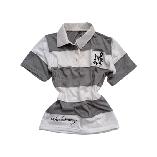 WOMEN'S "symbol" Embroidered Polo T-Shirt